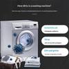 Washing Machine Cleaner Tablets High Efficiency Limescale Odor Eliminator 12/30 Pcs for Household Washer Cleaning