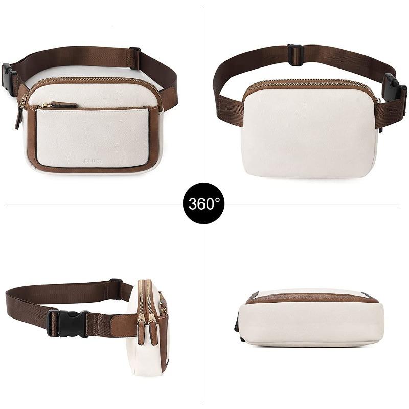 NEW Women PU Waist Pack Casual Crossbody Chest Bags Fashi Unisex Hip Sack Travel WaterProof Belt Bag Sport Purse Pocket