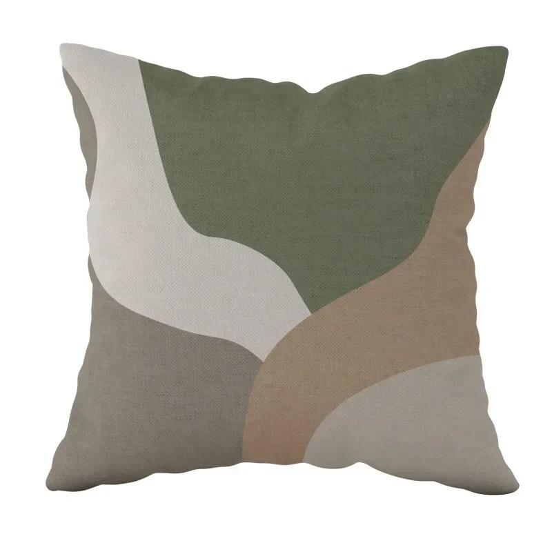 Home Decor Geometric & Floral Patterned Decorative Cushions Pattern Cushion Cover Suitable for Sofa Bedroom Car Pillow Cover