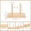 Wooden Hand Spinning Holder Spinning Yarn Ball Holder Wool Skein Thread Dispenser Embroidery Stitching Thread Holder Thread Spool Bobbin Rack