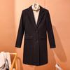 Trueman Women's Mid-Length Cotton-Padded Wool Coat