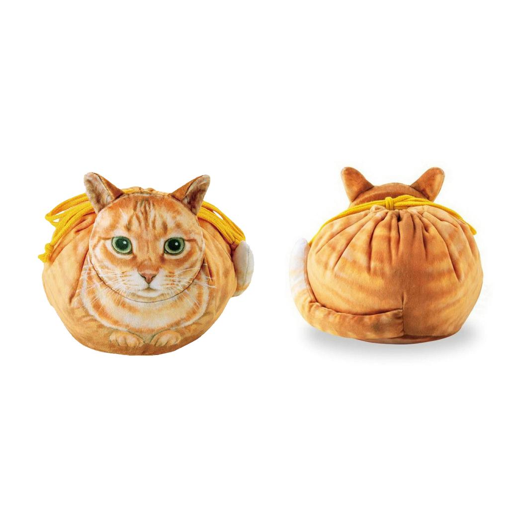 Women's Travel Drawstring Bag Cute Cat Theme Portable Gift Bag For Cat Lovers