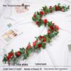 Artificial Rose Vine Floral Ceiling Decor