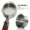 51MM Coffee Filter Basket Replacement Stainless Steel for Bottomless Portafilter Espresso Good Accessories Barista Tool