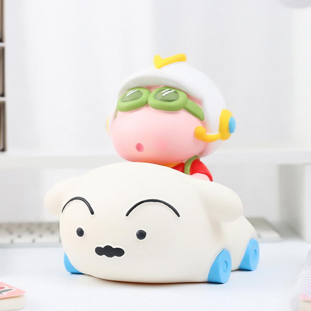 Piggy Bank Storage Jar Cartoon Animation Character Doll Piggy Bank Desktop Decoration Ornaments Kids Toy Birthday Gifts
