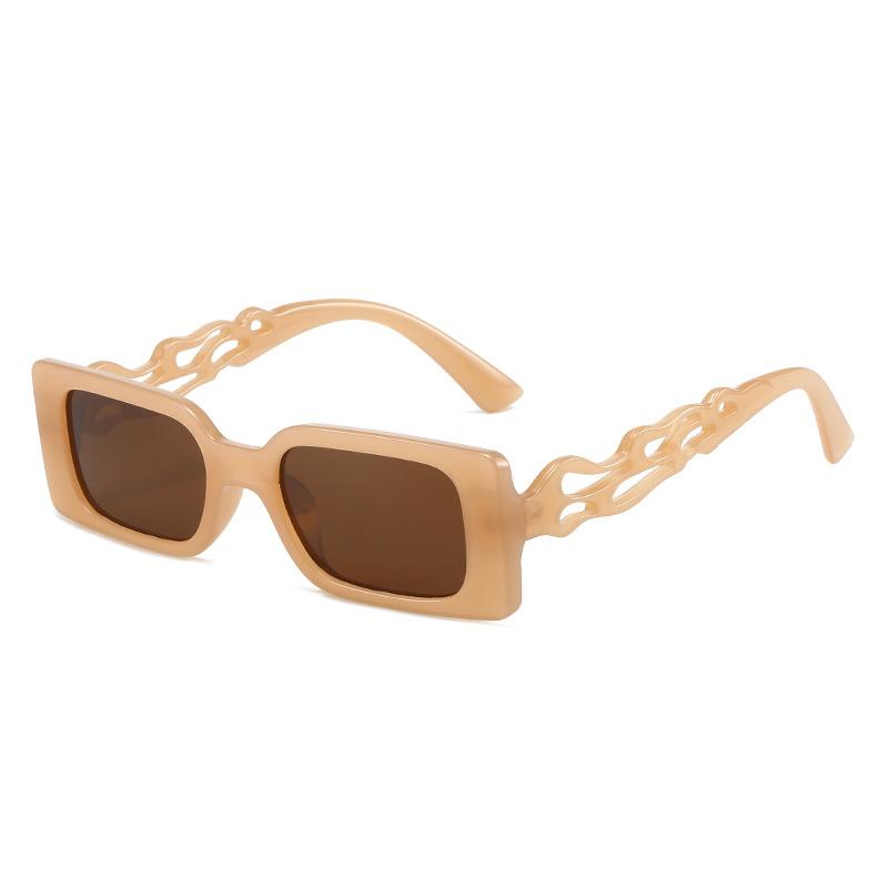 Square Sunglasses, Retro Square Versatile Glasses, Jelly Sunglasses For Women