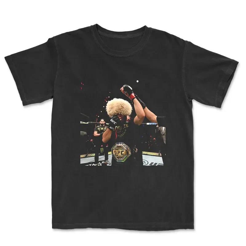 COMBATWEAR Khabib Winner Graphic Tee, Unisex Boxing Shirt M