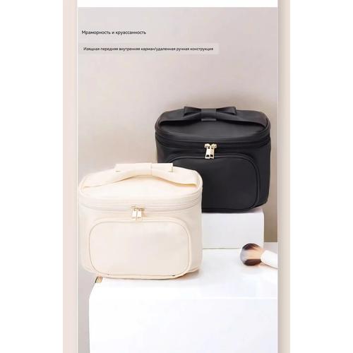 Portable Makeup Bag for Women 2025, Large Capacity Travel Cosmetic Organizer, Elegant Toiletry Storage Case
