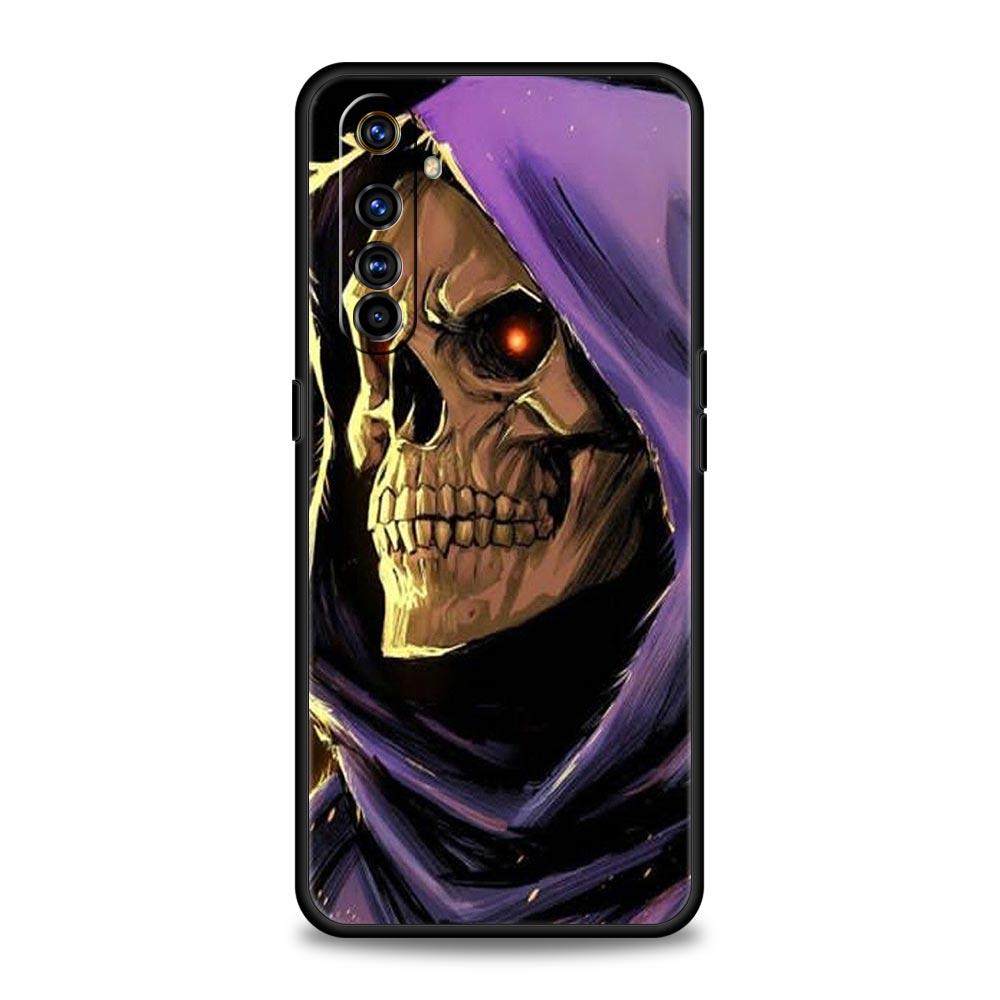 Grim Reaper Skull Skeleton For Realme GT Neo 2 3 3T Phone Case For Realme 10 9 8 5G 7 6 GT2 Pro Plus 9i 8i C21 C11 C25 C35 Cover