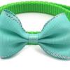 Yousheng Pet Bow Collar Solid Color Holiday Dress Up Adorable Pet Cats Bow-knot Collar with Bell for Christmas