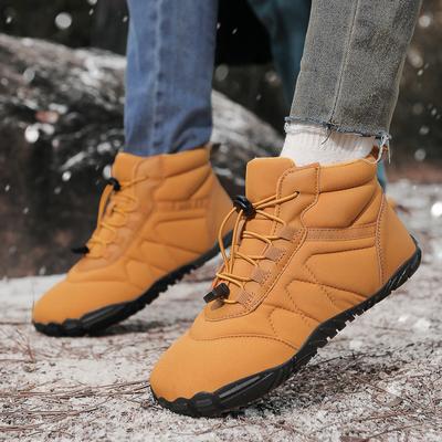 Autumn and Winter Casual Velvet Outdoor Warm Cotton Shoes Large Size High Top Cold-proof Boots Snow Cotton Boots