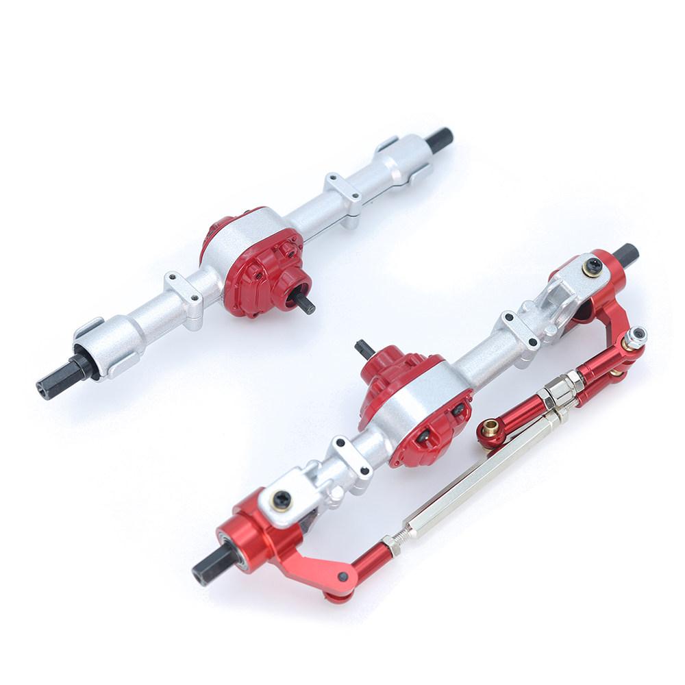 MN Metal Front & Rear Axle for 1/12 RC Car MN82 MN78 MN99s D90 Upgrade Part High Strength Heavy Duty Load Capacity Easy Install