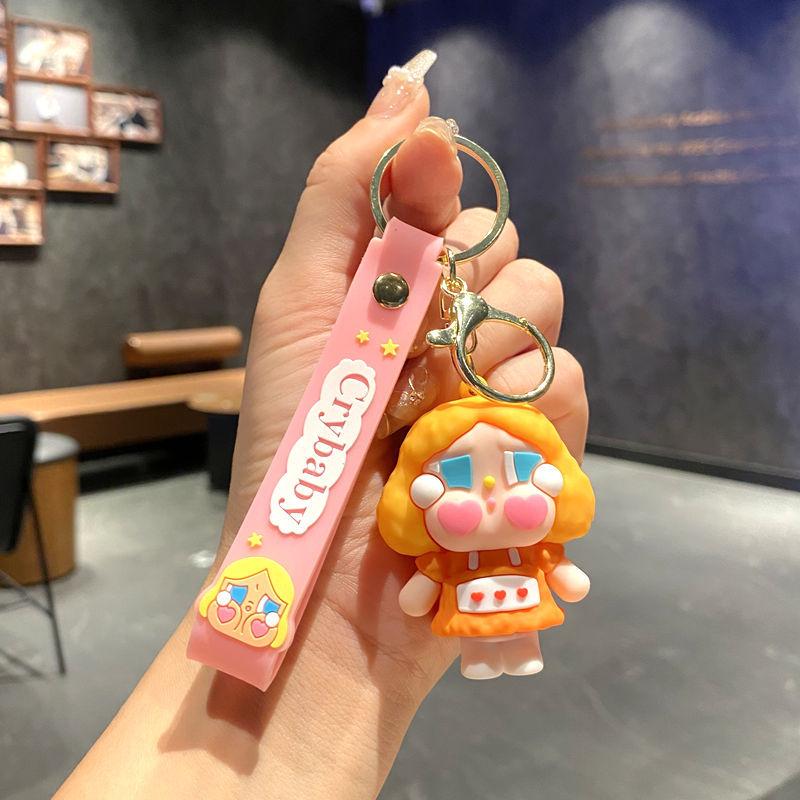 Crying Baby Keychain Pendant Cute Doll Tears Doll Keychain Schoolbag Pendant Decoration Doll Machine large size