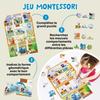 Jeux éducatifs - GEOMAG - My Eco House - Méthode Montessori - Construction maison - Sensibilisation à l'environnement