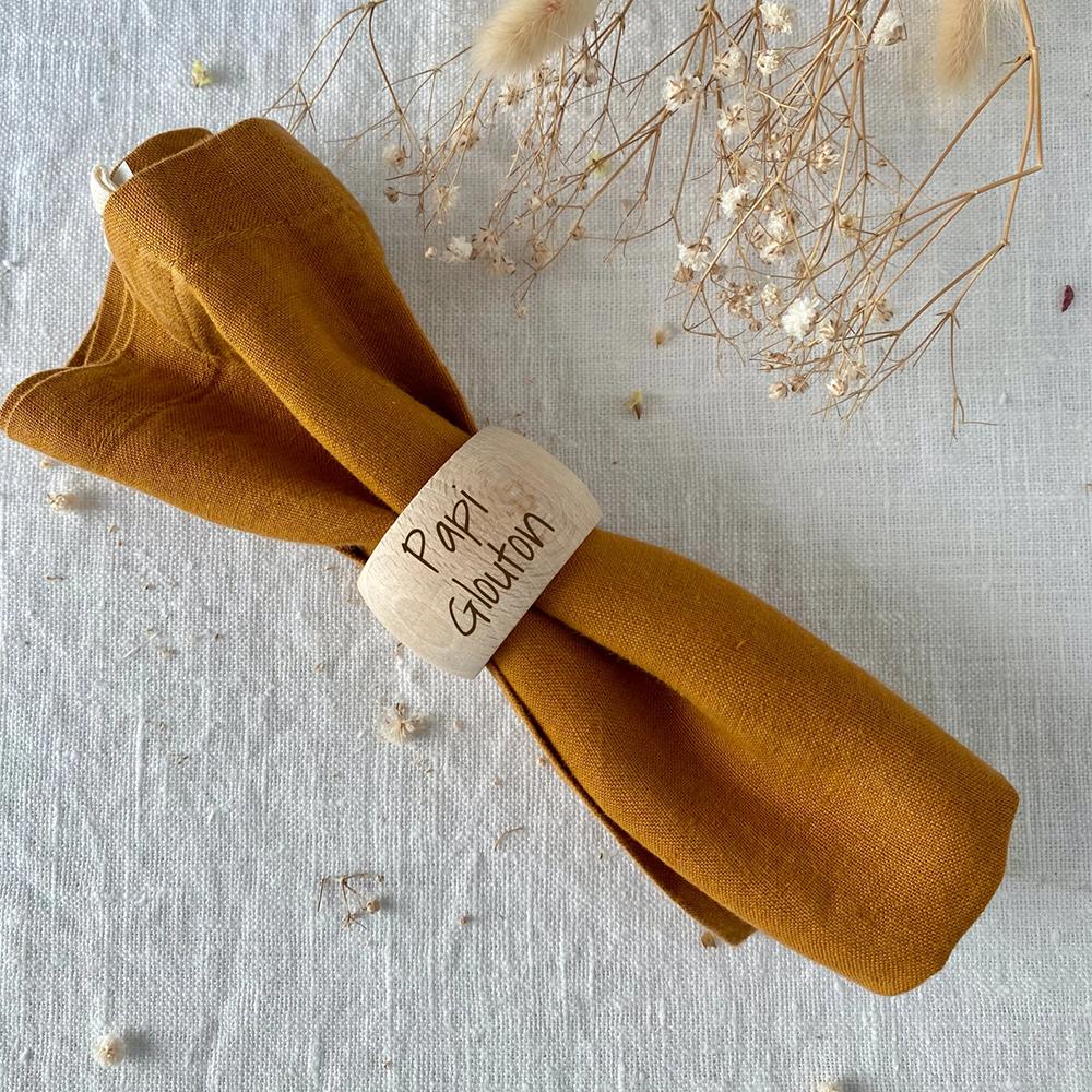 Personalized Wooden Napkin Ring Napkin Holder Engagement Hen Party Table Decoration Tableware Wedding Colleagues Mother's Day