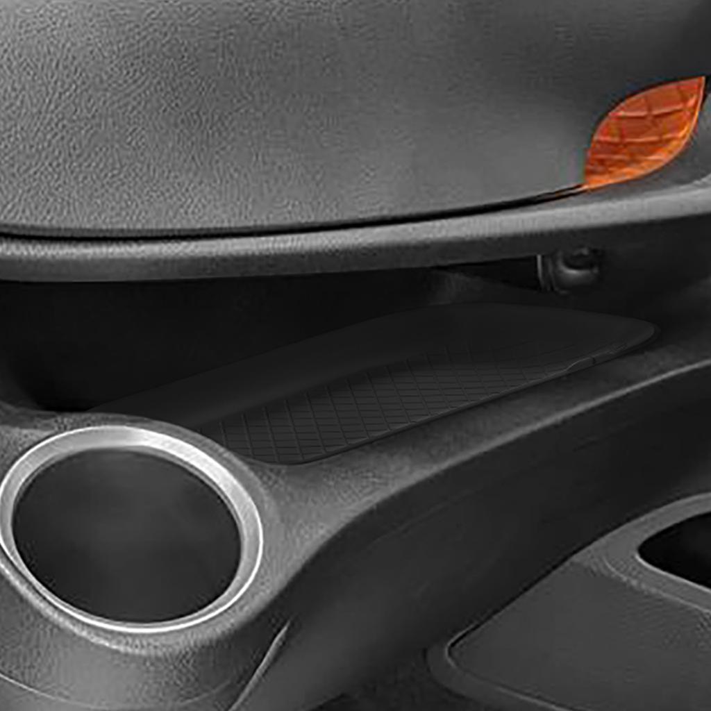 for Toyota Sienta 170 Series 2016-2025 Silicone Copilot Storage Box Tray  Organizer Tidying Car Interior Accessories Black