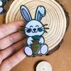Niedlicher Osterhase Schlüsselanhänger Silikonform Individualisierter Hasen Schlüsselanhänger Resinform Großartig für DIY-Projekte zum Osterthema