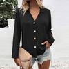T Shirts For Women Pleated V-Neck Dressy Casual Blouses Printing Short Sleeve Summer Tops Loose Fit