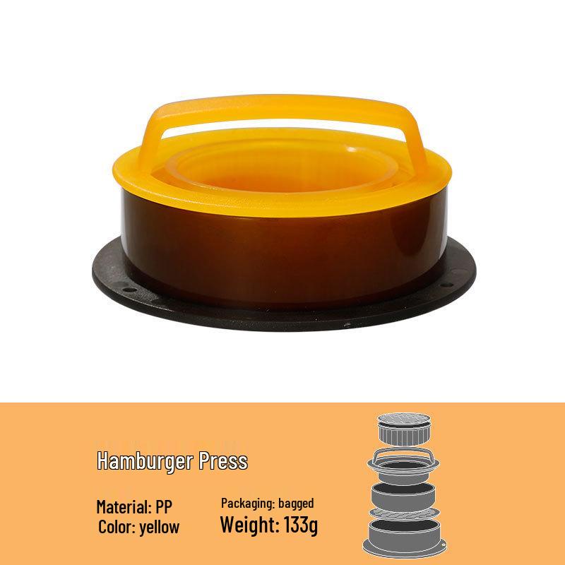 ABS/PP Material Manual Hamburger Press Set, Patty Maker, Meat Press Mold.