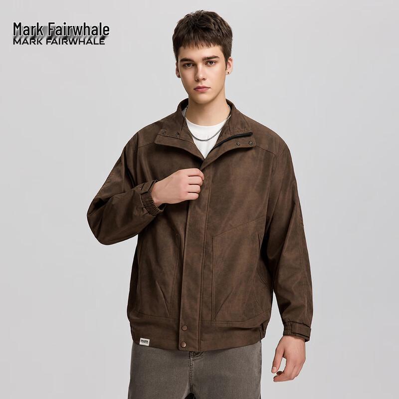 Mark Fairwhale Herren Amerikanische Retro Lammwolljacke