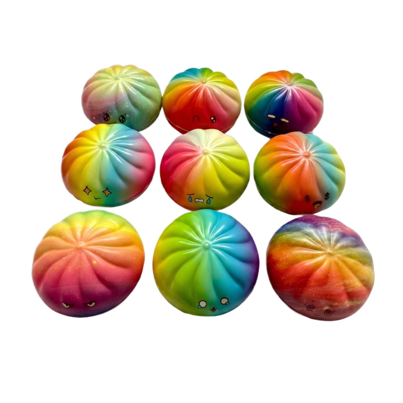 

Slow Rebound Squeeze Bun Stress Relief Toy Random Style Soft Bun Shape Relaxation Decompression Play for Kids Adults One Size