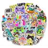 50Pcs Cartoon Game Console Personalized Sticker Graffiti Creative Helmet Toy  Mobile Phone Computer Refrigerator Desk Decoration