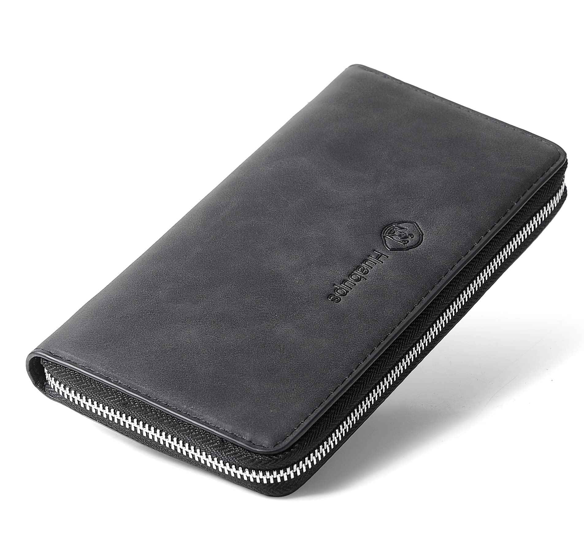 

Leather Long Wallet with Large Slim Stylish Perfect for Business or Purses [FSD.WG] Men s Capacity, Fit, Design, Men s чёрный