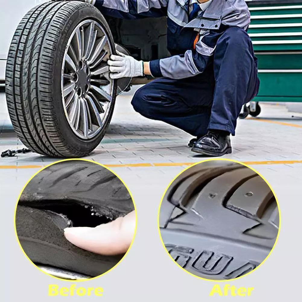Auto Tire Repairing Glue Tire Repair Black Glue Strong Rubber Wear-resistant Leakage Non-corrosive Car Instant Tools Adhesive
