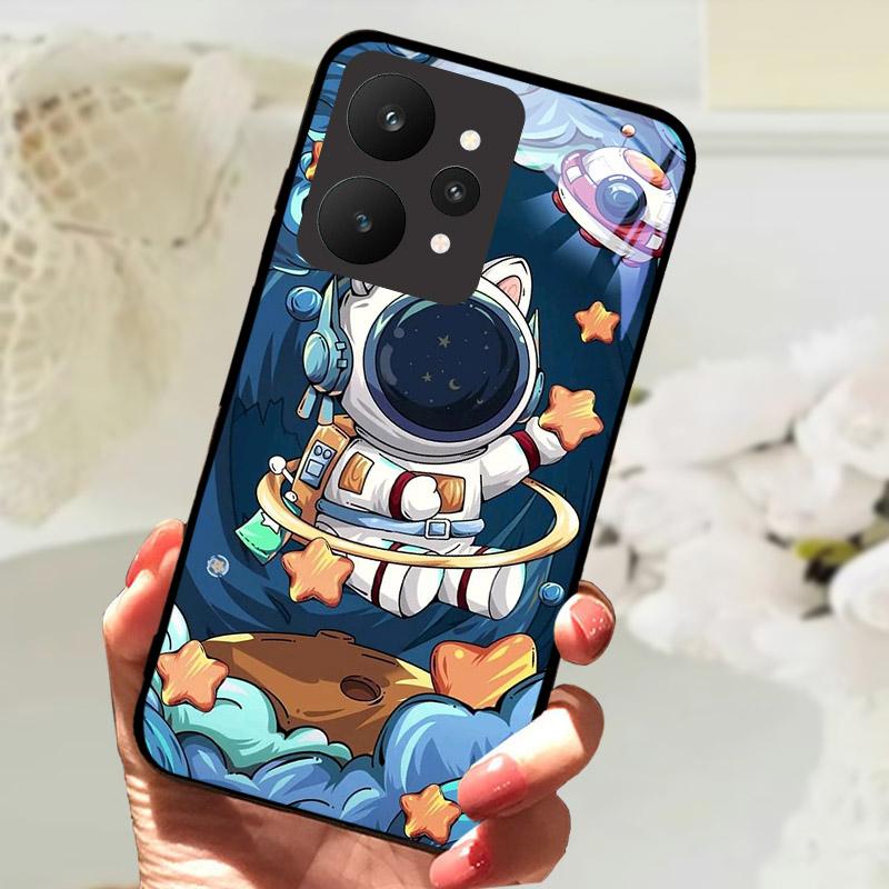 Shockproof Case For Realme 15 5G Phone Cover RMX5106 RMX5105 Tempered Glass Cases For Realme15 Fundas Luxury Protective Shell