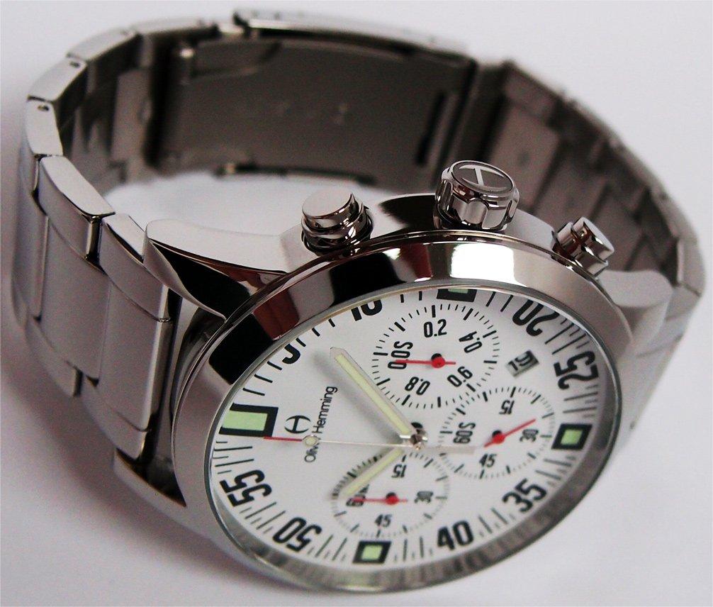 Oliver Hemming Quartz Chronograph Wristwatch WTC17S80WCD Battery-Powered [Used]