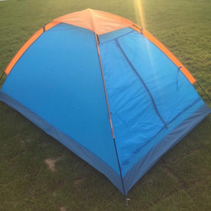 Lightweight Backpacking Tent, Easy Setup 2-Person Hiking Shelter, Compact & Portable for Outdoor Adventures, Single-Layer Design