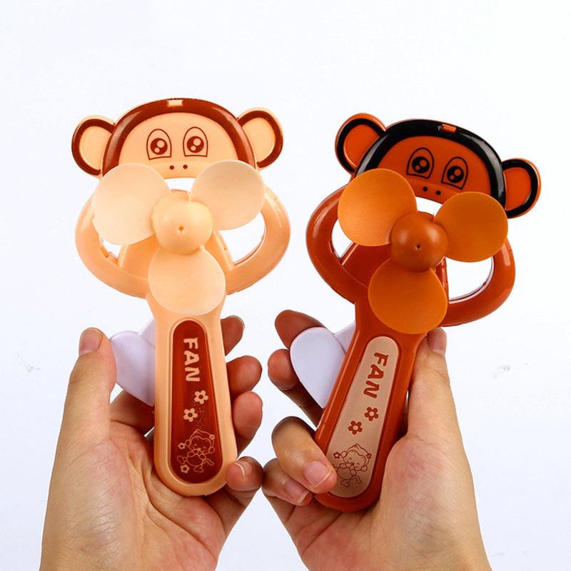 Portable Handhold Mini Fan with Cartoon Shape for Student
