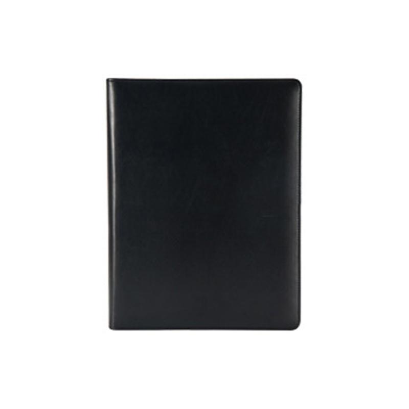Business Document Case Leather Conference Folder with Clipboard 4 Rings Clipboard Folder for Business Meeting Interviews