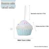 DIY Christmas Macaron Ice Cream Cake Donut Tree Decorations Pendant
