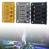 60mm Top Load Tailpiece Guitar Roller Saddle Bridge Hardtail with Screws & Wrench 4 String Guitar Bass Replacement Parts
