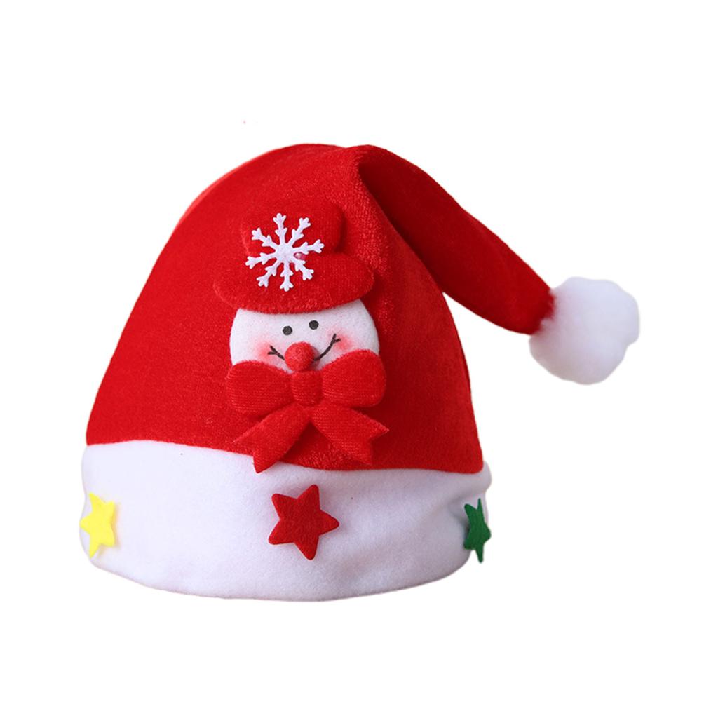 Parent Children Christmas Hat Unisex Adult Kids Santa Hat Xmas Holiday Hat for Festive Party New Year Gift for Kids