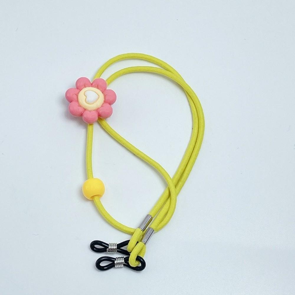 Kawaii Cartoon Children s Glasses Rope Chain Non-Slip Anti-Lost Neck Glasses Chain Elastic Hanging Neck Sunglasses Strap