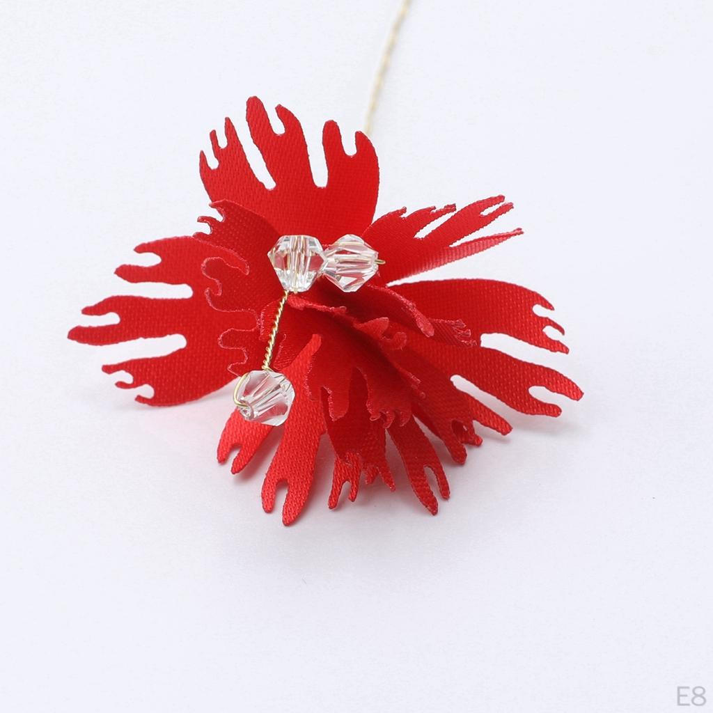 10 Stück Seidenrosen, Künstliche Blumenköpfe für Hochzeitsaccessoires, Machen Braut-Haarspangen