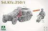 Takom Light Armored Personnel Carrier Plastic Model Kit TKO2184 1/35 Sd.Kfz.250/1