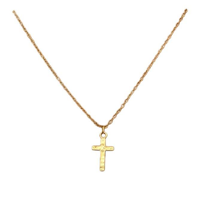 Elegant European & American Temperament Cross Necklace for Women - Exquisite, Personalized, & Fashionable