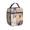 You and Me and Her A Love Story Miyuki Aoi Insulated Lunch Bags for Men Women Food Container Bags Thermal Lunch Box
