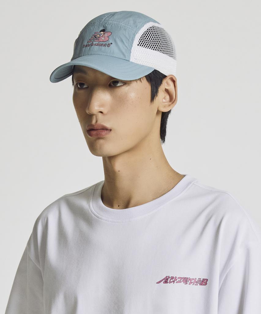 Nyuballanseu Nbgdgsa401 / Salago Tteunda Color Point Performance Mesh Cap (L/Blue)