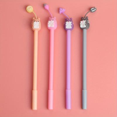 School Season 10pcs 0.5mm Creative Fruit Tentacles Squirrel Neutral Pen Cute Pet Paradise Cute Water Pen Student Exam Black Pen