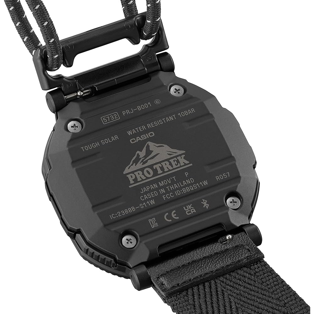 Casio Pro Trek Hiker Line Bluetooth Tough Solar Eco-Friendly Men's Watch Black PRJ-B001B-1JF