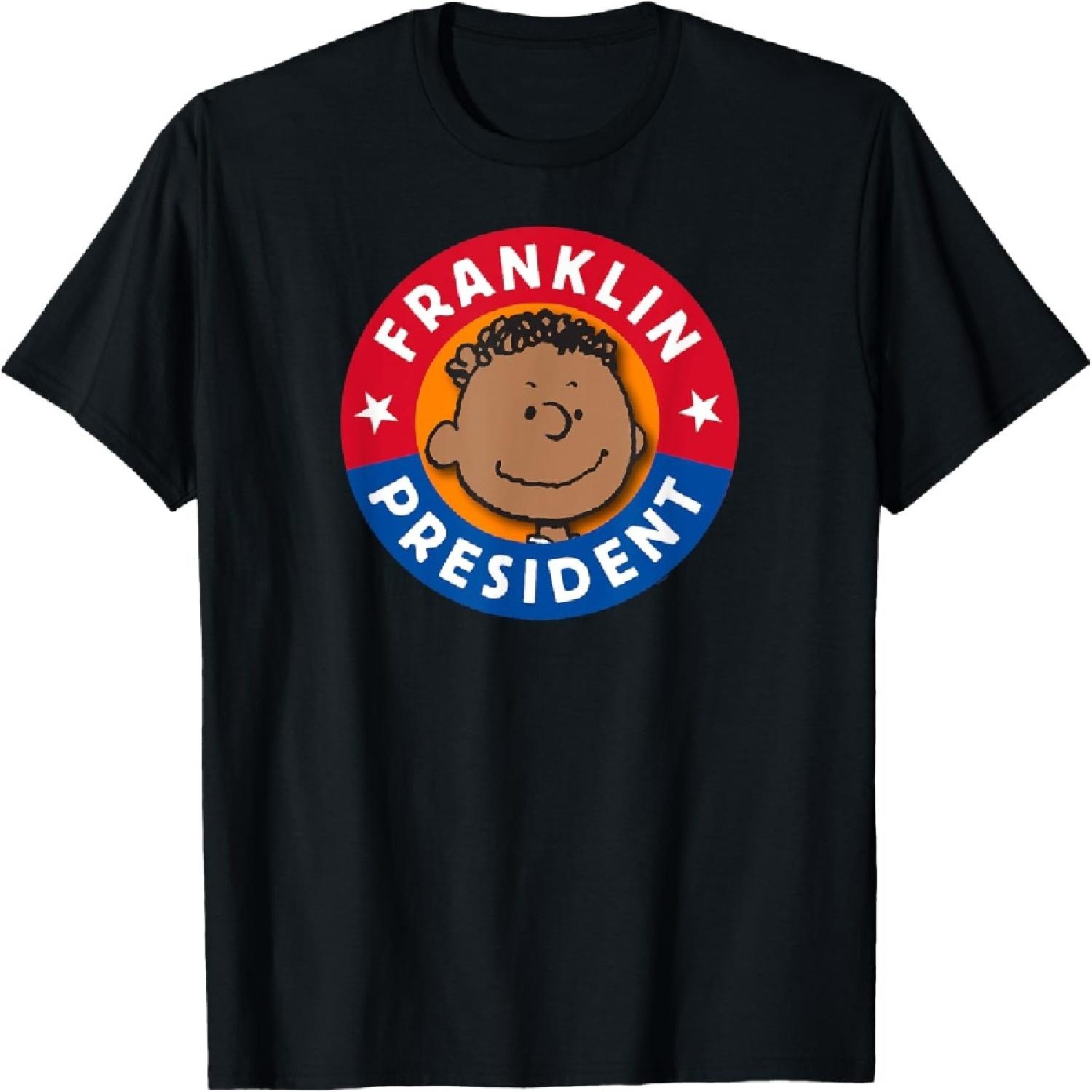 Peanuts - President Franklin Armstrong Patriotic T-Shirt S