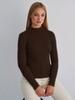Womens  Casual Long Sleeve V Neck Chambray Blouse Top