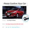For Nissan Almera N18 Versa Sunny   2022 Rubber Strip Refill Frameless Wiper Blades Front Window Car Replacement