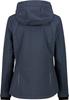 CMP Softshell Jacket Zip Hood Women (39A5006) Women's Softshell Jacket with Detachable Hood (39A5006) Titanium/water