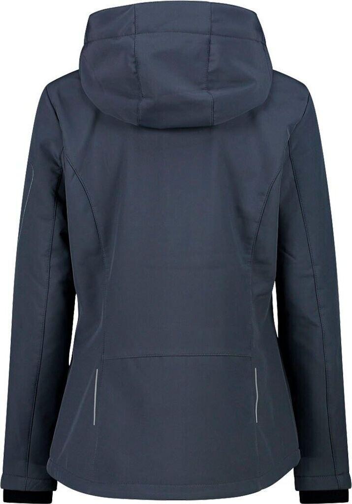 CMP Softshell Jacket Zip Hood Women (39A5006) Women's Softshell Jacket with Detachable Hood (39A5006) Titanium/water