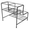Black Color Syrup Bottle Display Stand 4 Grids Design Spice Rack  Commercial Cafe